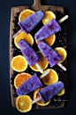 Blueberry Orange Popsicles