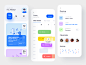 Course app application design clean ui ios app lesson task activity location meeting planner illustraion uidesign uxdesign ux ui mobile design mobile ui courses course app