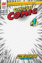 矢量漫画书封面矢量插画风格卡通