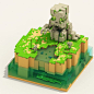“there are three ways to move camera in #Magicavoxel : 1. Middle Button 2. Space + Right Button 3. Space + WASDQE”