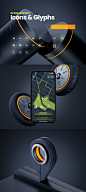R2 Ride / iOS App by Mike | Creative Mints on Dribbble--灰色参考