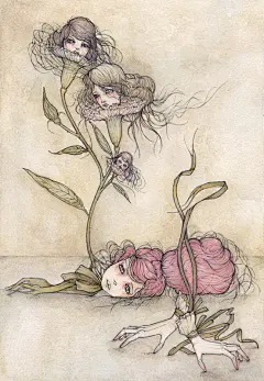 欧美PHANTOMS OF DELIGHT昆虫植物类插画@CCI中国动漫插画
