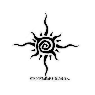 Tribal Sun Tattoo De...