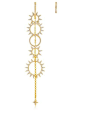 APM MONACO, 不对称太阳吊坠耳环&圆环耳环, 金色, Luisaviaroma : APM MONACO, 不对称太阳吊坠耳环&圆环耳环, 金色, Luisaviaroma - 包括一个圆环耳环和一个吊坠耳环. 金色纯银. 密镶立方氧化锆. 链条细节. 可拆卸吊坠. 后幅开合