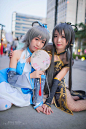 #CICF中国国际漫画节动漫游戏展# 
出镜：@话唠少女桃子酱 &cp不知道微博
临完场拍的
@中国国际漫画节动漫游戏展