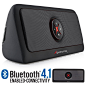 Amazon.com: Bluetooth Speakers, Alpatronix [AX440] Universal HD 30W Portable Wireless Bluetooth 4.1 Stereo Speaker w/ Subwoofer, 5400mAh Rechargeable Battery, MP3/Media USB Port, Volume/Playback Controls - Black: Home Audio & Theater