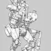 Mecha and Operator, Vasiliy Kovpak : Illustration for the illustrated book of tabletop game &quot;Zone Raiders&quot;.