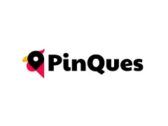 Pinques animal pin quest travel cardinal bird branding illustrator simple design bold geometric logodesign modern logo