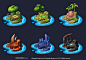 Island monsters taming game work