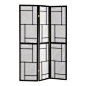 Coaster - Coaster 3-Panel Screen Room Divider, Black - Coaster - Room Dividers - 900102 - The Coaster Collection of folding screens are a simple elegant way to divide a room. Room dividers are great for dorm rooms bedrooms and other areas that need dividi