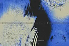120款新潮视觉冲击故障毛刺扭曲肌理复古效果4k高清背景图片设计素材 Retro Glitch Textures