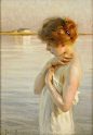 水边的少女 艺术家 Paul Emile Chabas