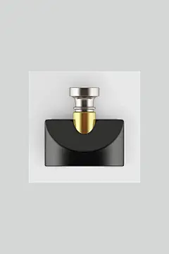大气极简黑金色粉底液化妆品样机