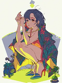 动漫少女二次元 酷 手机壁纸 动漫美女 精美壁纸 