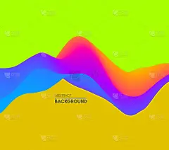 丰富多彩的抽象背景。动态效果。未来的技术风格。运动矢量插图。