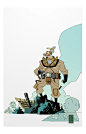 the diver and the sea ghosts by boston-joe