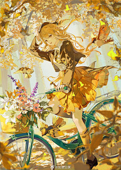 知柚采集到插画
