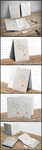 络科技企业画册封套封面设计PSD效果图 模板素材样机贴图 平面设计 LOGO 名片 信封 图片 素材 经典 