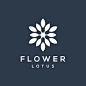 花朵花卉标志logo矢量图设计素材