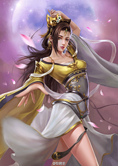 帝恒荣耀✵御天恒尊采集到原画、游戏女角色