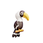 传统的 tiki 面具 3D 图标
