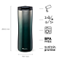 Urban Thermavac™ Stainless Steel Travel Mug 0.47L : Distinctive Thermavac™ leak proof travel mugs that perfectly blend function and style.