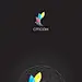 CITICOM corporate identity concept. Inspired by CMYK colors, flying papers and letter &quot;C&quot;.