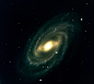 宙中心的条状结构：梅西尔109星系是一个条状螺旋星系，位于大熊