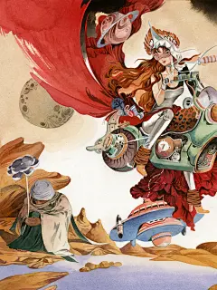 为雨果星云双奖科幻大师绘制书籍插图（一）
