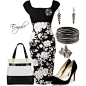 "Black and White Bag" by emjule on Polyvore