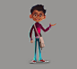 character designing processes : did this character for my own project