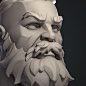 Man sculpt, Kostya Inde : My practice in sculpting head and hair :)