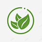 绿色圆形绿叶健康减肥logo图标 UI图标 设计图片 免费下载 页面网页 平面电商 创意素材
