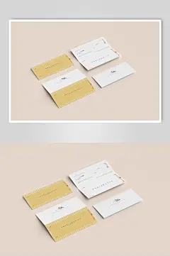 卡片商务风名片样机