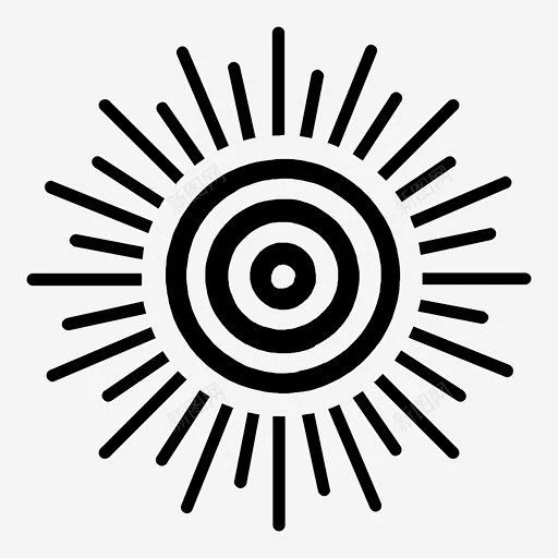 太阳温暖阳光图标 标志 UI图标 设计图片 免费下载 页面网页 平面电商 创意素材图片_光线图标图片素材-花瓣网