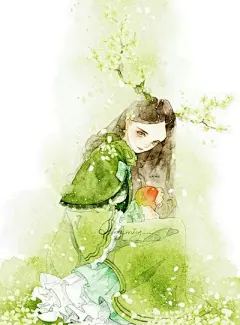 插画 风景 人物 森系 手绘 水彩 涂鸦 星空 …