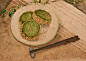 原创作品：24节气食物手绘 
 秋分——芋饼
