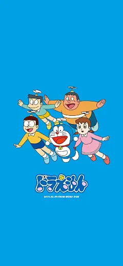 多啦A梦，大雄，动漫，可爱，壁纸