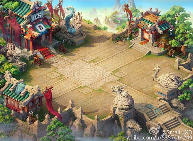 {游戏系列}中国 梦幻，大话西游（场景，...