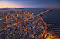 Aerial Cityscape: San Francisco : Flying in a helicopter is such a unique experience. It really gives a new perspective to familiar places. San Francisco is already such a photogenic place from the ground that being up in the sky just adds another layer o