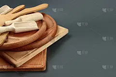 整套木制厨具，环保的餐具理念