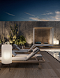 Ibiza villa. Outdoor pool area. on Behance (11)