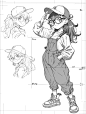 阿拉蕾·人物线稿 ［咒语］_3_扁豆焖面条_来自小红书网页版