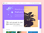 E-commerce landing page template.
