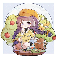 麻啾啾JUJU采集到Q版