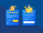 Star rating and upgrade icon design ux gui ui