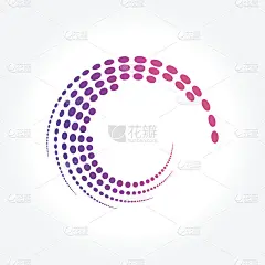 彩色图标球体，创意抽象