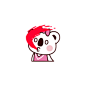 #OKI&KIKI# #OK熊很OK# #澳崎熊# #Emoji# #表情# #mini# #清新# #治愈# #魔性# #萌# #小确丧# #吐血# #呕血# #旋转# #360度# #凶萌# #KIKI# #琪琪#