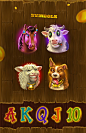 animals artwork Character Character design  design farm game game design  slot slotgame