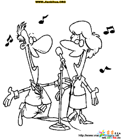 简笔画，音乐，相声，欢快